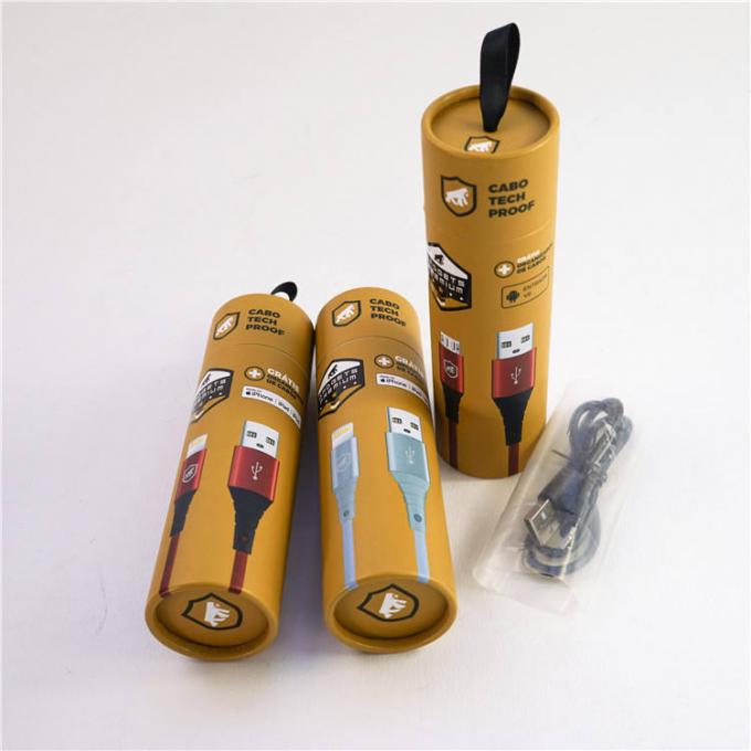 Hoog - kwaliteit Gedrukte Creatieve Ronde Kraftpapier-Document Buis Verpakking voor Voedsel Verpakking