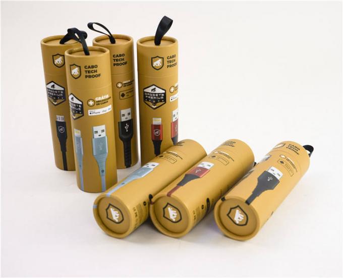 Hoog - kwaliteit Gedrukte Creatieve Ronde Kraftpapier-Document Buis Verpakking voor Voedsel Verpakking