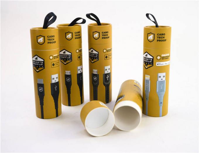 Hoog - kwaliteit Gedrukte Creatieve Ronde Kraftpapier-Document Buis Verpakking voor Voedsel Verpakking