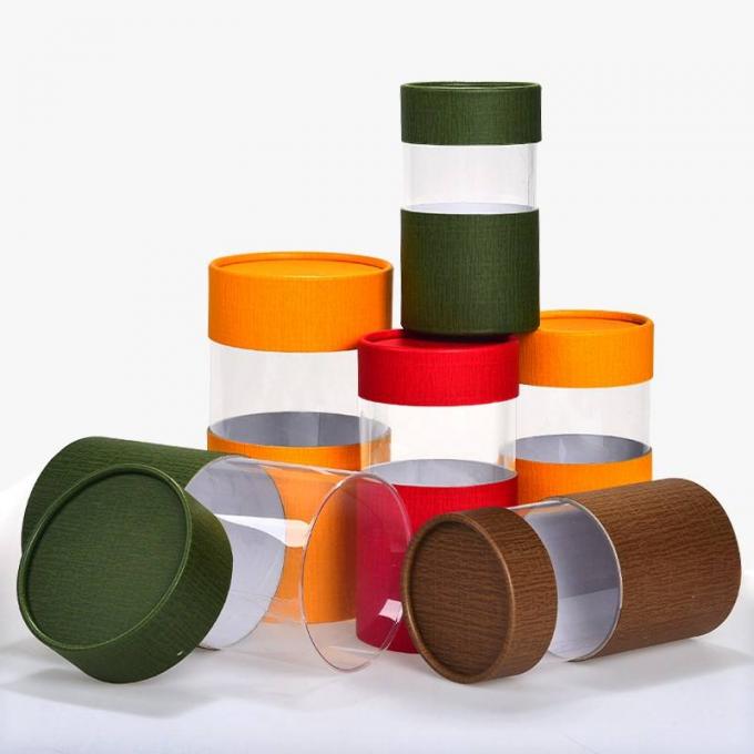 De Doos van het blaarkarton met Duidelijk Venster, ODM de hete het stempelen dozen van de venstergift 4