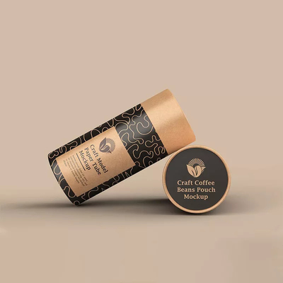 De Container Biologisch afbreekbare Leeg van koffiebean packaging cylinder round paper