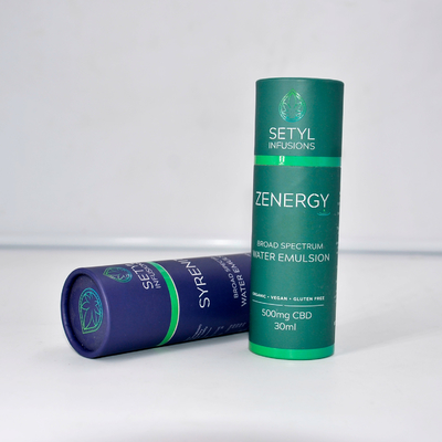 30 ml CBD etherische olie buisverpakking Eco-vriendelijke cilinder voor cosmetische flessen
