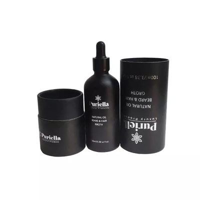 100 ml fles etherische olie verpakking papieren buis ronde container voor cosmetica