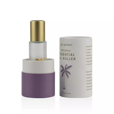 15 ml etherische olie papieren buis cosmetische rolfles container verpakking
