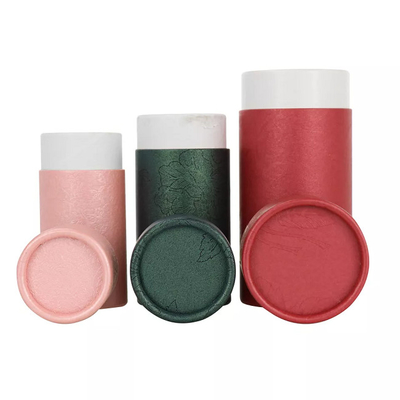 Multi-size etherische olie papieren buisverpakking CMYK cosmetische voedselpapierverpakkingsbuizen