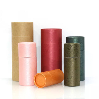 Multi-size etherische olie papieren buisverpakking CMYK cosmetische voedselpapierverpakkingsbuizen