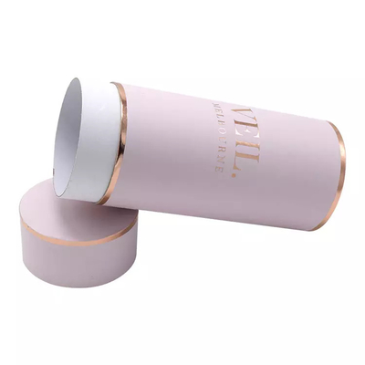 Douane Gedrukt Logo Round Cylinder Container Eco Vriendschappelijk voor Kledingssluier