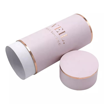 Douane Gedrukt Logo Round Cylinder Container Eco Vriendschappelijk voor Kledingssluier