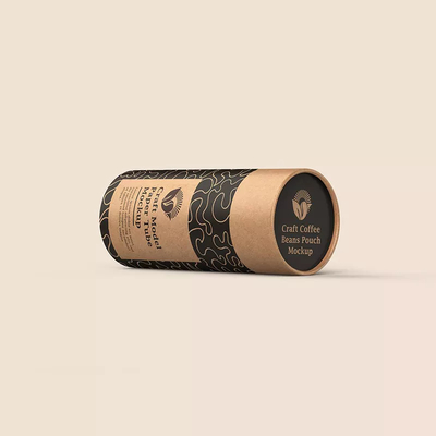 De Container Biologisch afbreekbare Leeg van koffiebean packaging cylinder round paper