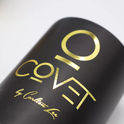 Douane Gouden Stempelend Logo Cosmetic Paper Tube Packaging voor Parfumkaars