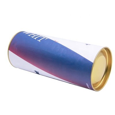 De Giftdoos van het metaaldeksel voor de Druk van Champagne Bottle Biodegradable CMYK