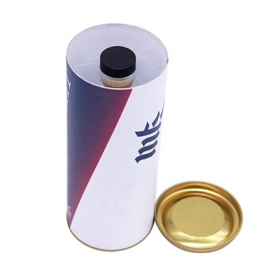 De Giftdoos van het metaaldeksel voor de Druk van Champagne Bottle Biodegradable CMYK