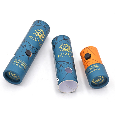 Aangepaste vape-cartridge Kartonnen buisverpakking met kinderslot