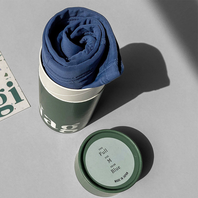 Biologisch afbreekbare kleding Ronde cilinder Ondergoed T-shirts Buisverpakking